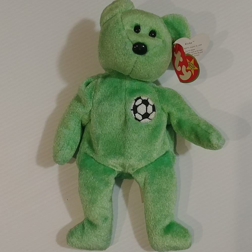 1998 Ty Bear Kicks Soccer